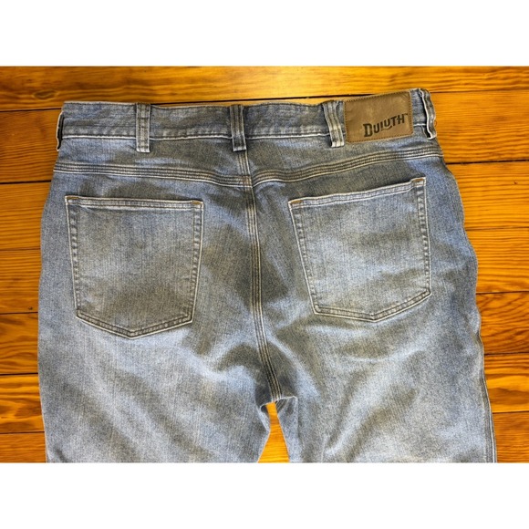 Lot Of 2 Duluth Trading Flex Ballroom Jeans Mens 36x30 Blue Denim Relaxed Fit - Picture 15 of 15
